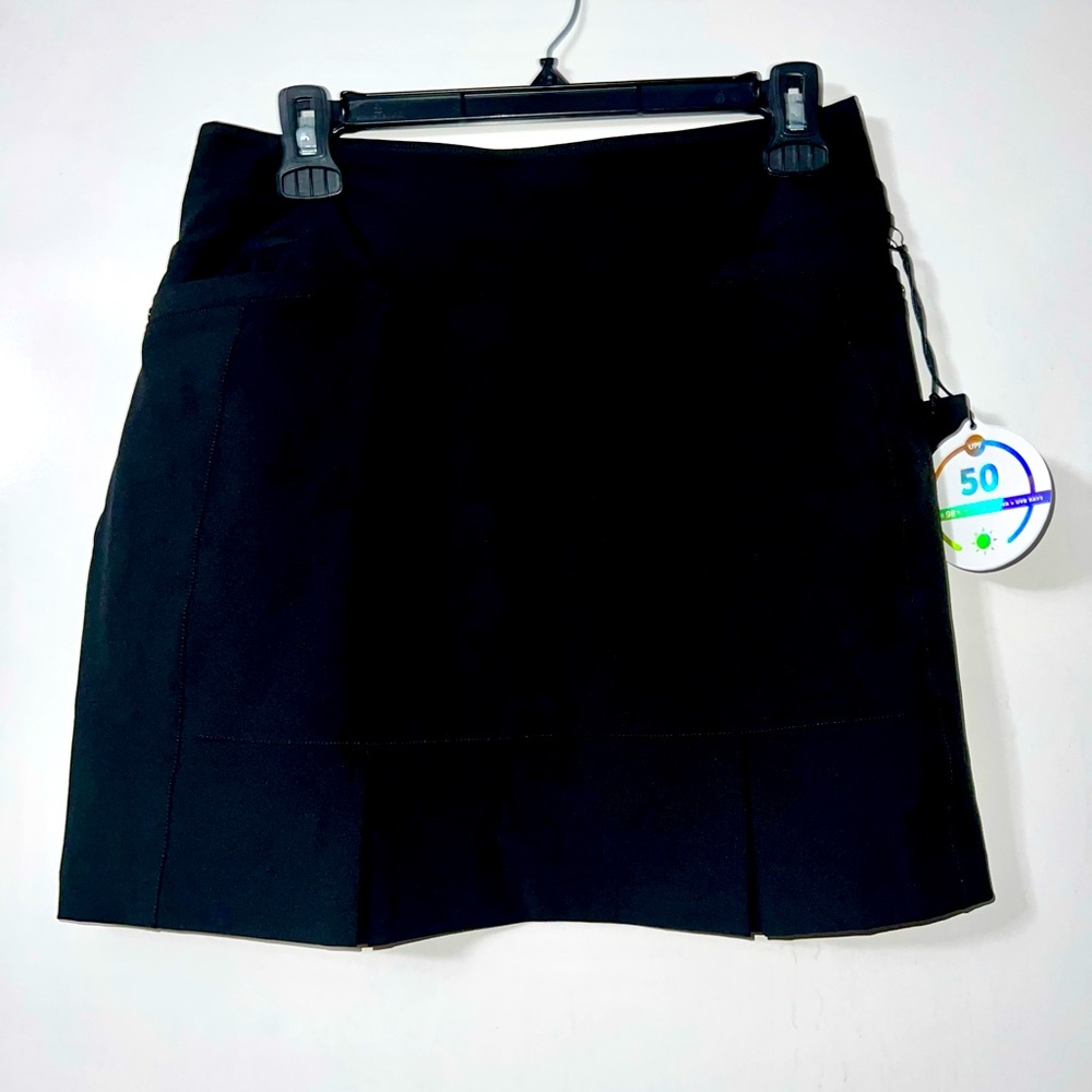 360 by Tail Women’s Pull-on Skort, Black, Sz 2, Stretch, Pleated, Pockets, NWT